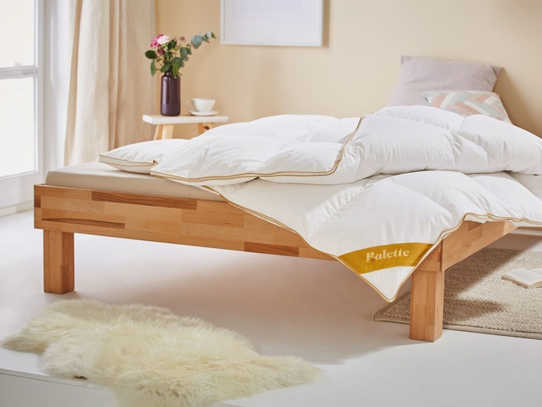 deLuxe carré ganzendonzen dekbed Gold-Edition warm