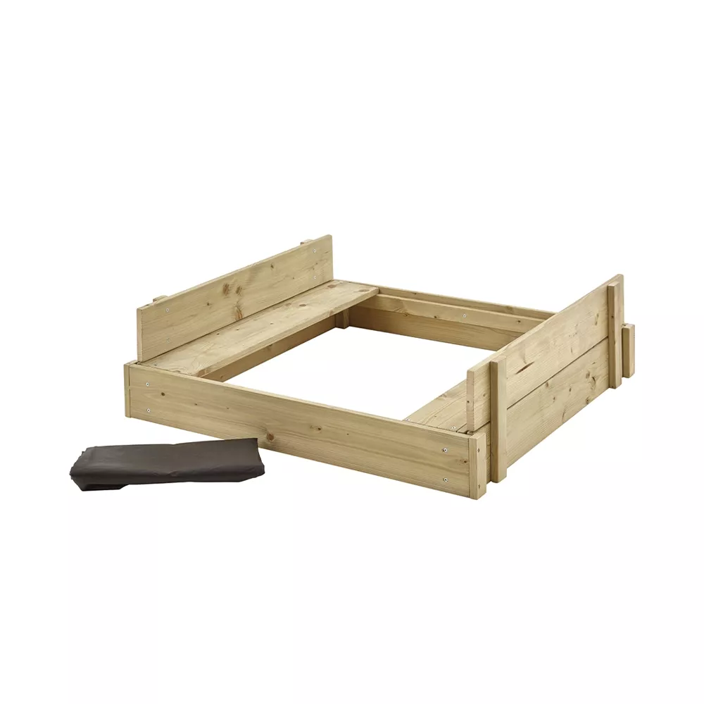 TP TOYS Sandkasten mit Holzdeckel