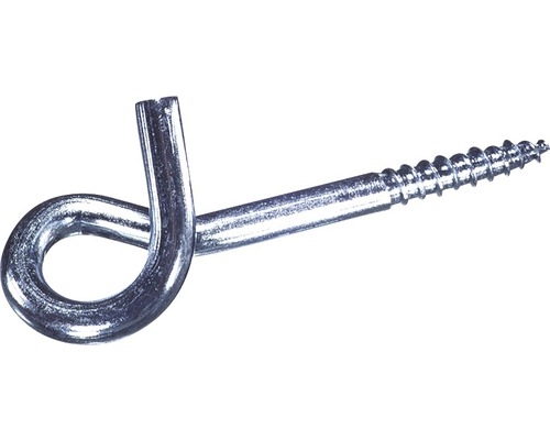 Schroefhaken, gedraaide uitvoering, 10x140 mm, 5 stuks