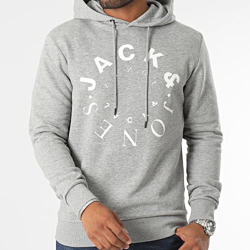 Lot De 2 Sweats Capuche Warrior Noir Gris Chiné