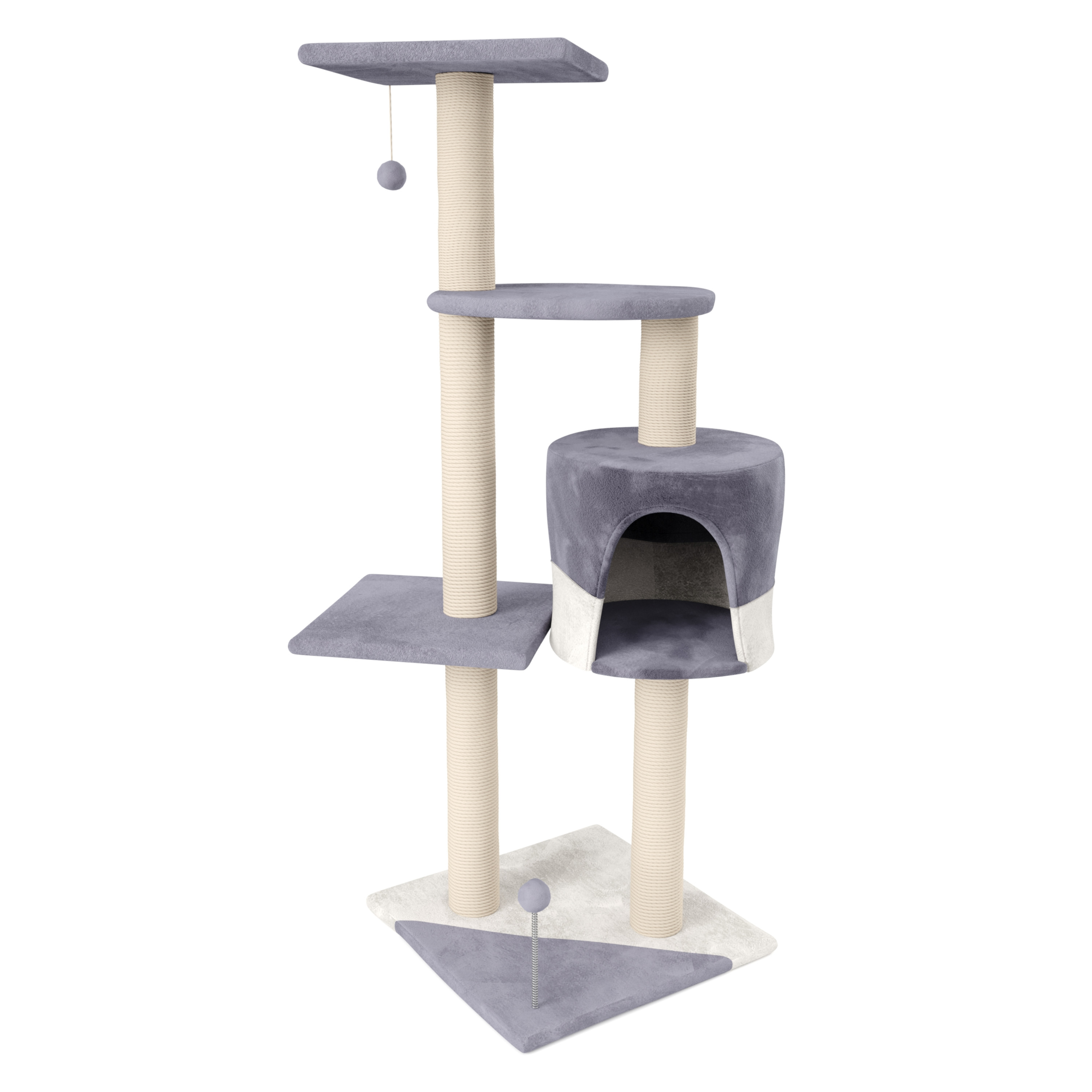 Katzenbaum LILU 112 cm grau