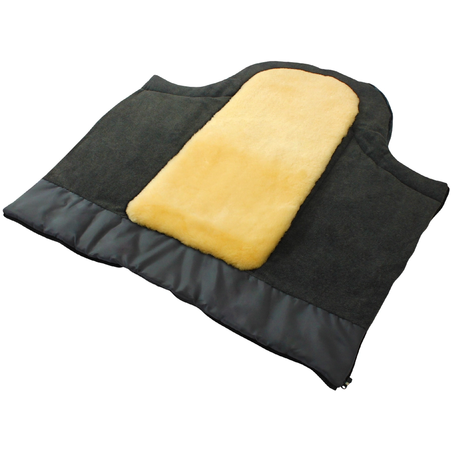 Heitmann Fußsack Komfort 2-in-1 blau-meliert