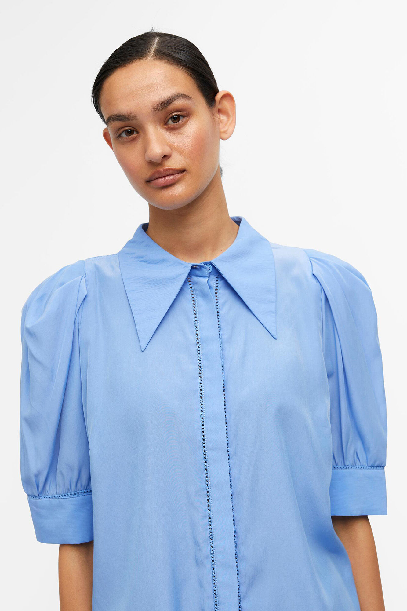 Camisa de manga curta - Azul