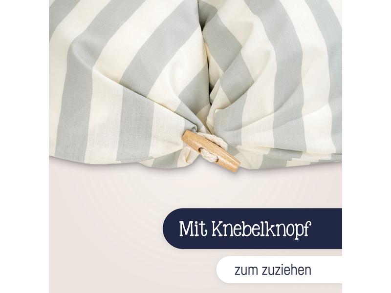 Julius Zöllner Stillkissen Nappi Stripes 190 cm Stillkissen mit abnehmbarem Bezug