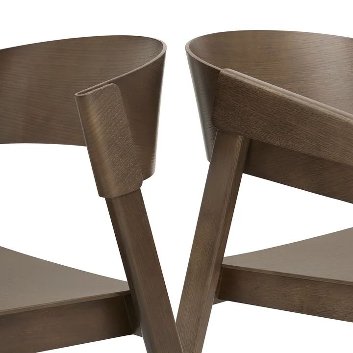 Muuto - Cover Side Chair, dunkelbraun