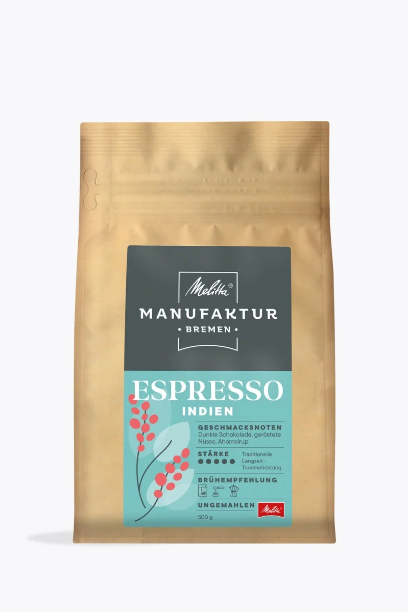 Melitta® Manufaktur Bremen Espresso Single-Origin-Farm-Kaffee 500g