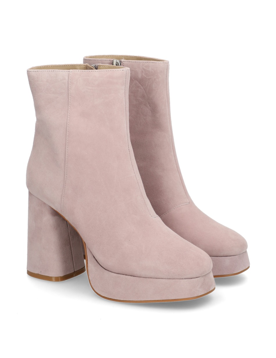 Veloursleder Stiefelette