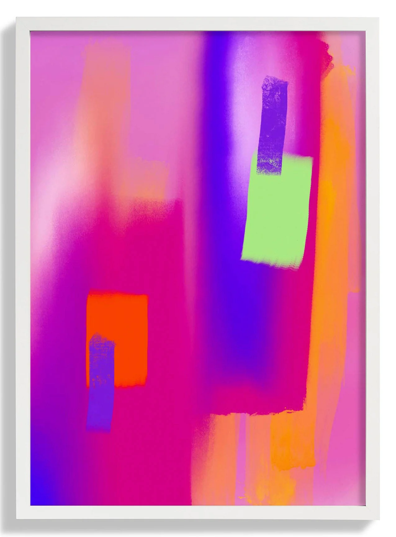 Lichter Abstrakter Kunstdruck
