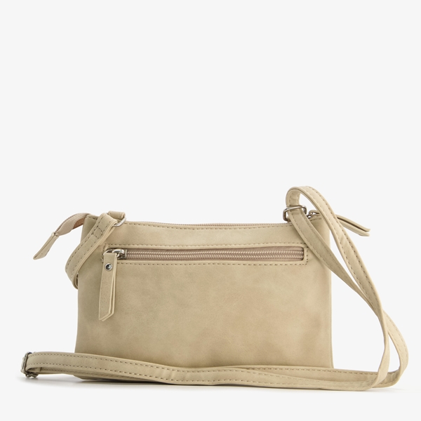 Renato Lucci dames schoudertasje beige