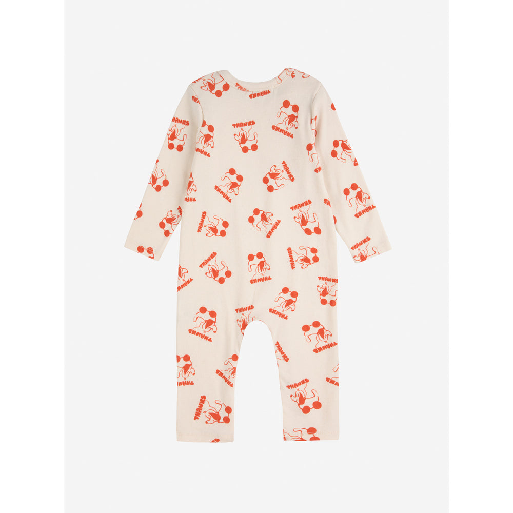 Køb Bobo Choses Offwhite Rolling Dog All Over Overall