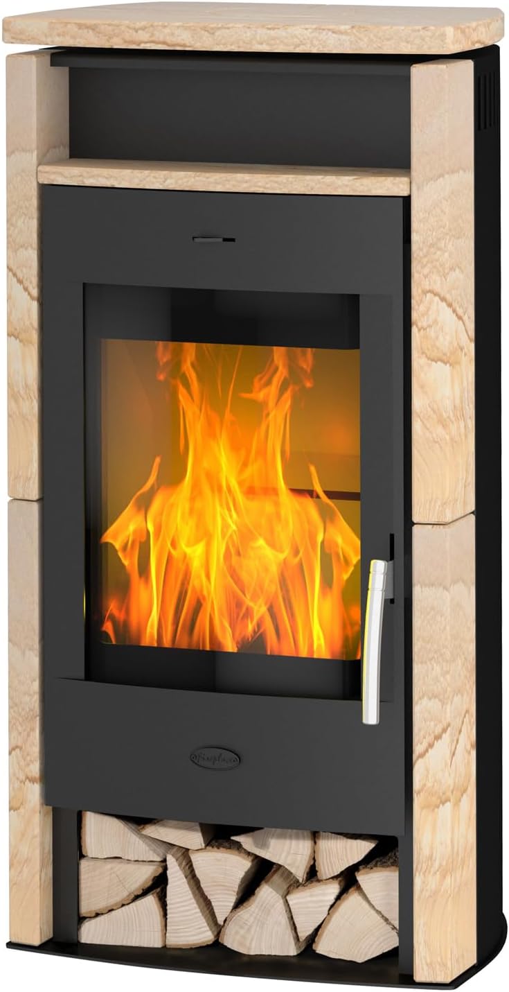 Fireplace Kaminofen Santiago 530mm 367mm 1050mm 111kg