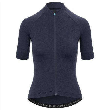 NEW ROAD Damen-Gravel-Kurzarmtrikot  phantom blue heather  M
