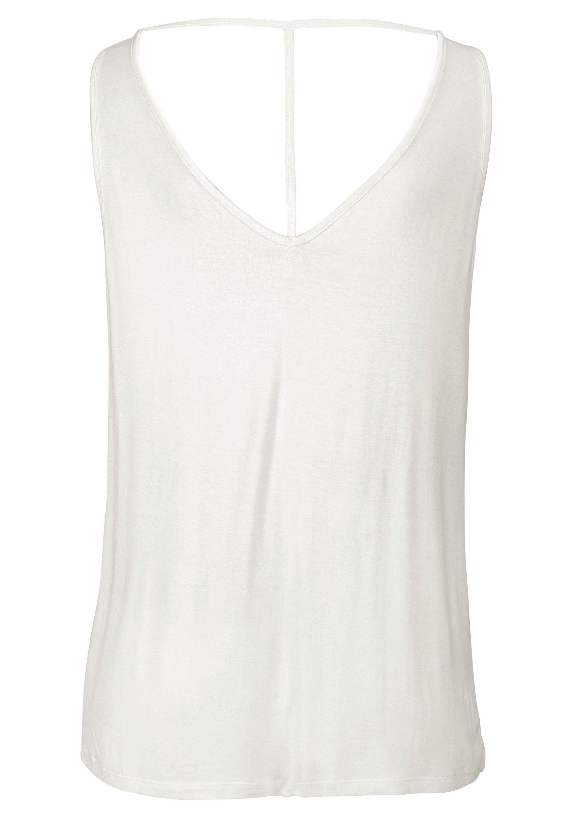 Buffalo Tanktop mit tiefem Rückenausschnitt, V-Ausschnitt, Rückendetail