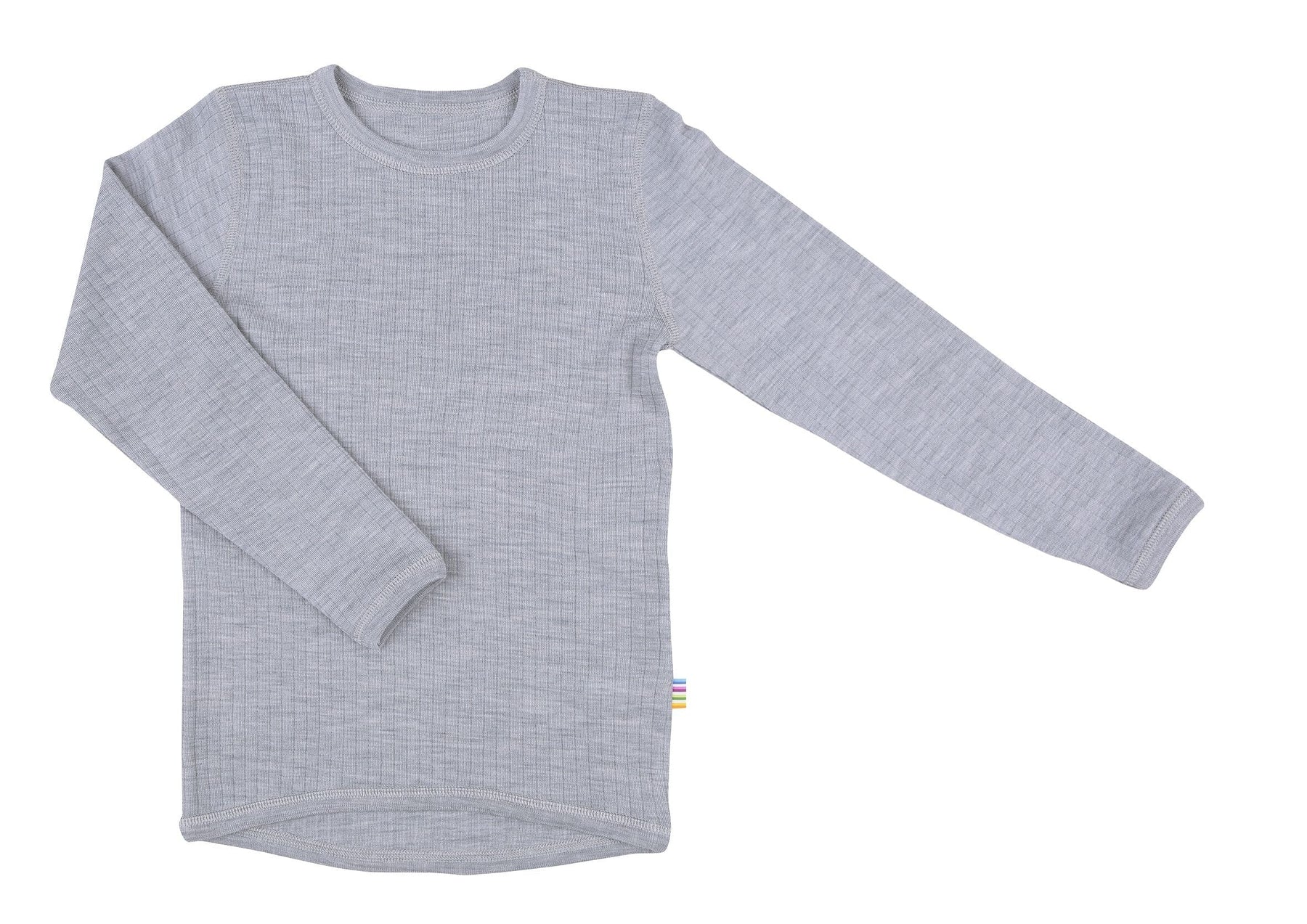 Joha Shirt w/long sleeves light grey melange