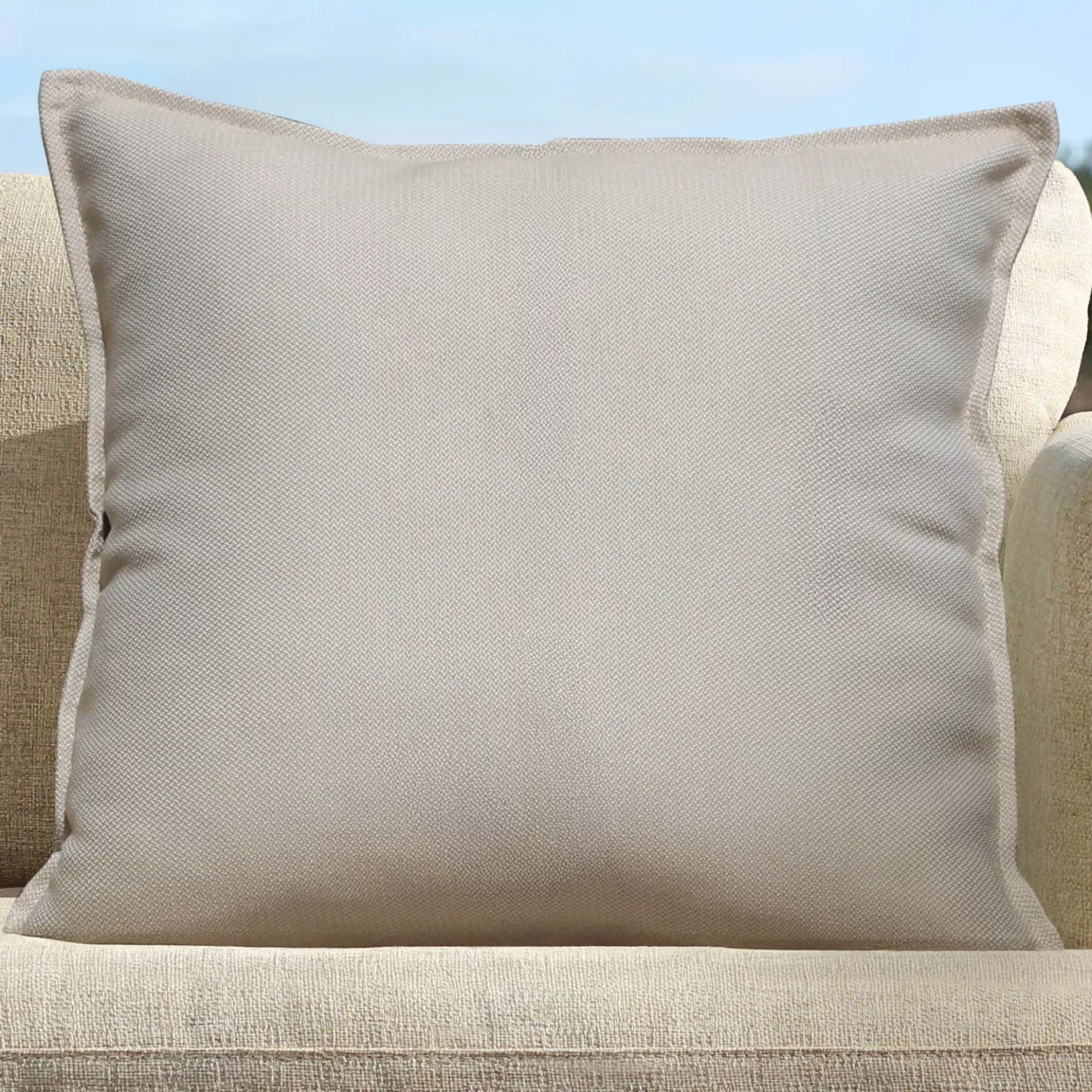 Coussin extérieur carré (60 x 60 cm) Boraé Taupe