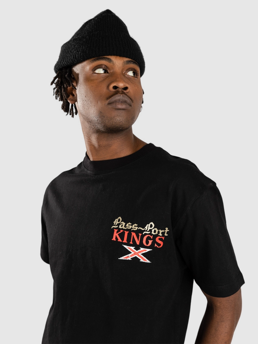 Pass Port Kings X T-Shirt black