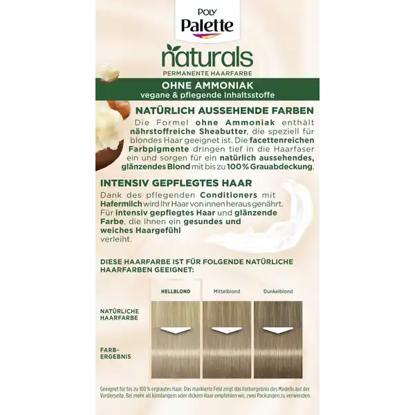 NATURALS Permanente Haarfarbe 9-1 Kühles Beige Blond