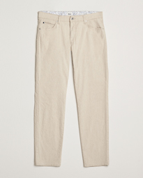 Brax Cadiz Linen-Flex 5-Pocket Pants Beach