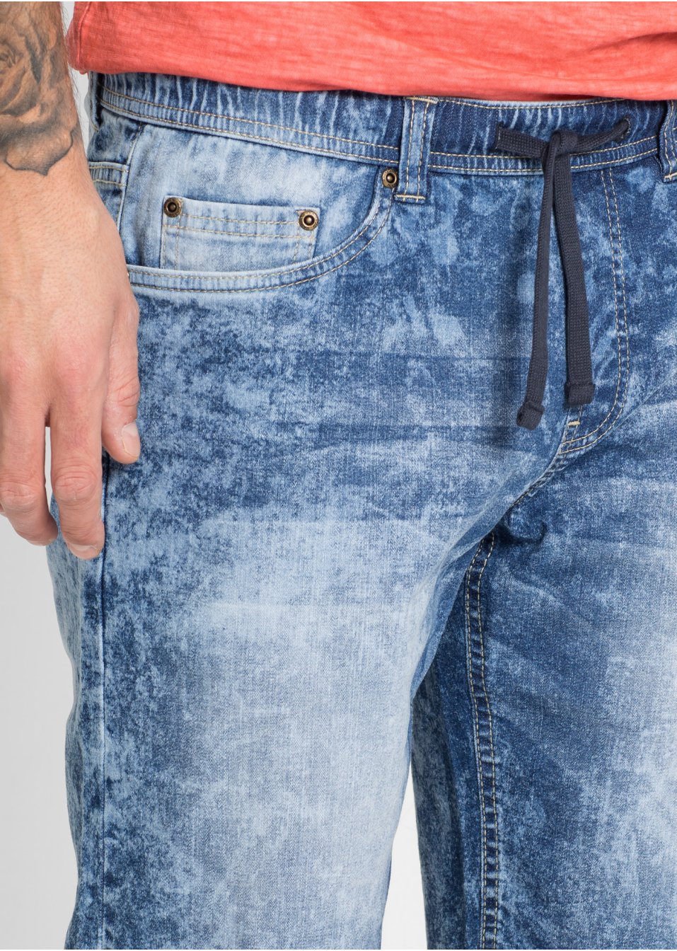 Bermuda taille extensible, Slim Fit