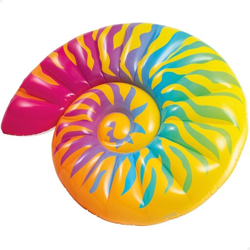 Boia Intex em formato de caracol multicolorida