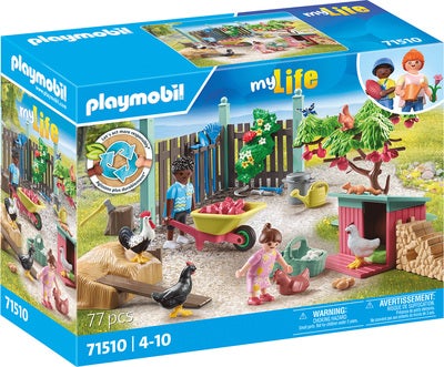 Playmobil 71510 My Life Byggesett Liten Hønsegård i Tiny House-hagen
