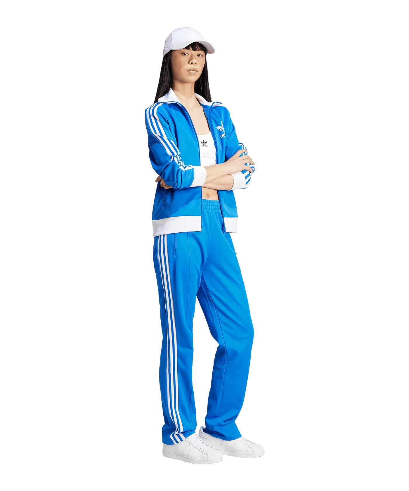 adidas Originals Beckenbauer Jacke Damen Blau