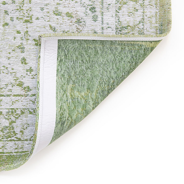 Vintage vloerkleed - Fading World Medaillon Groen