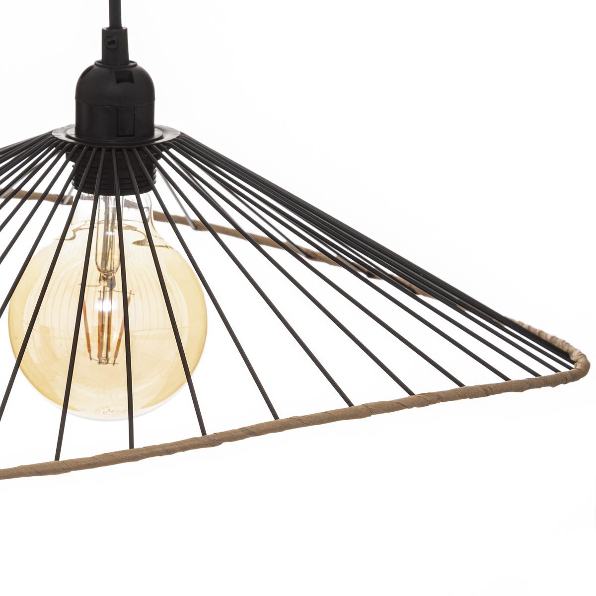 SUSPENSION METAL ALARA NOIR D.45CM