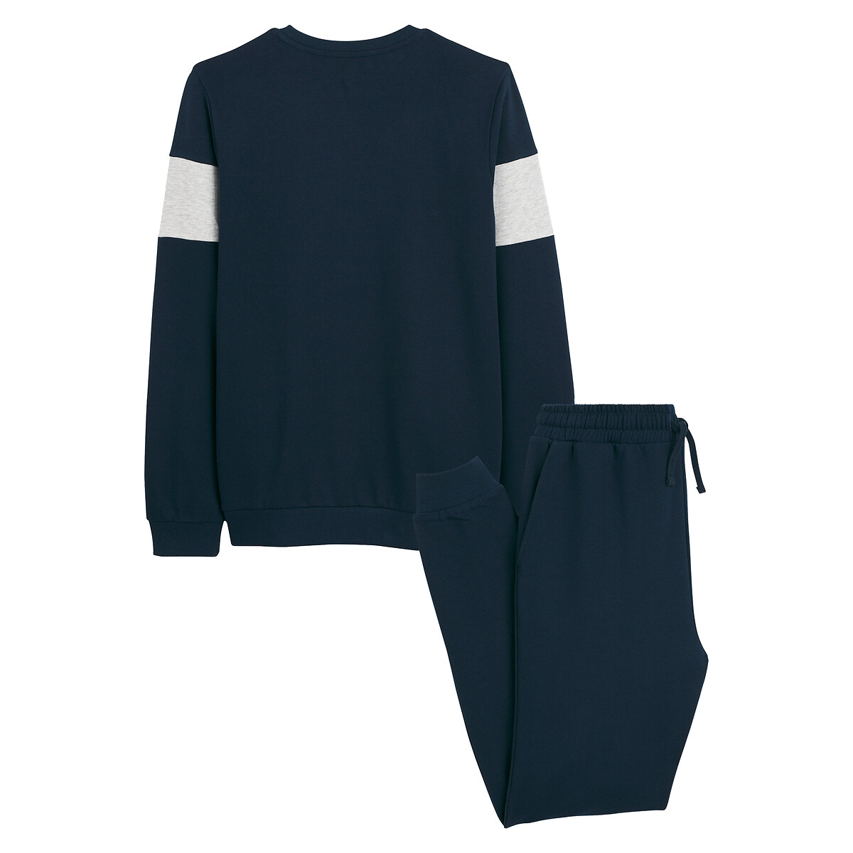 COLEÇÕES LA REDOUTE<br>Pijamas lisos, texto estampado no espírito universitário