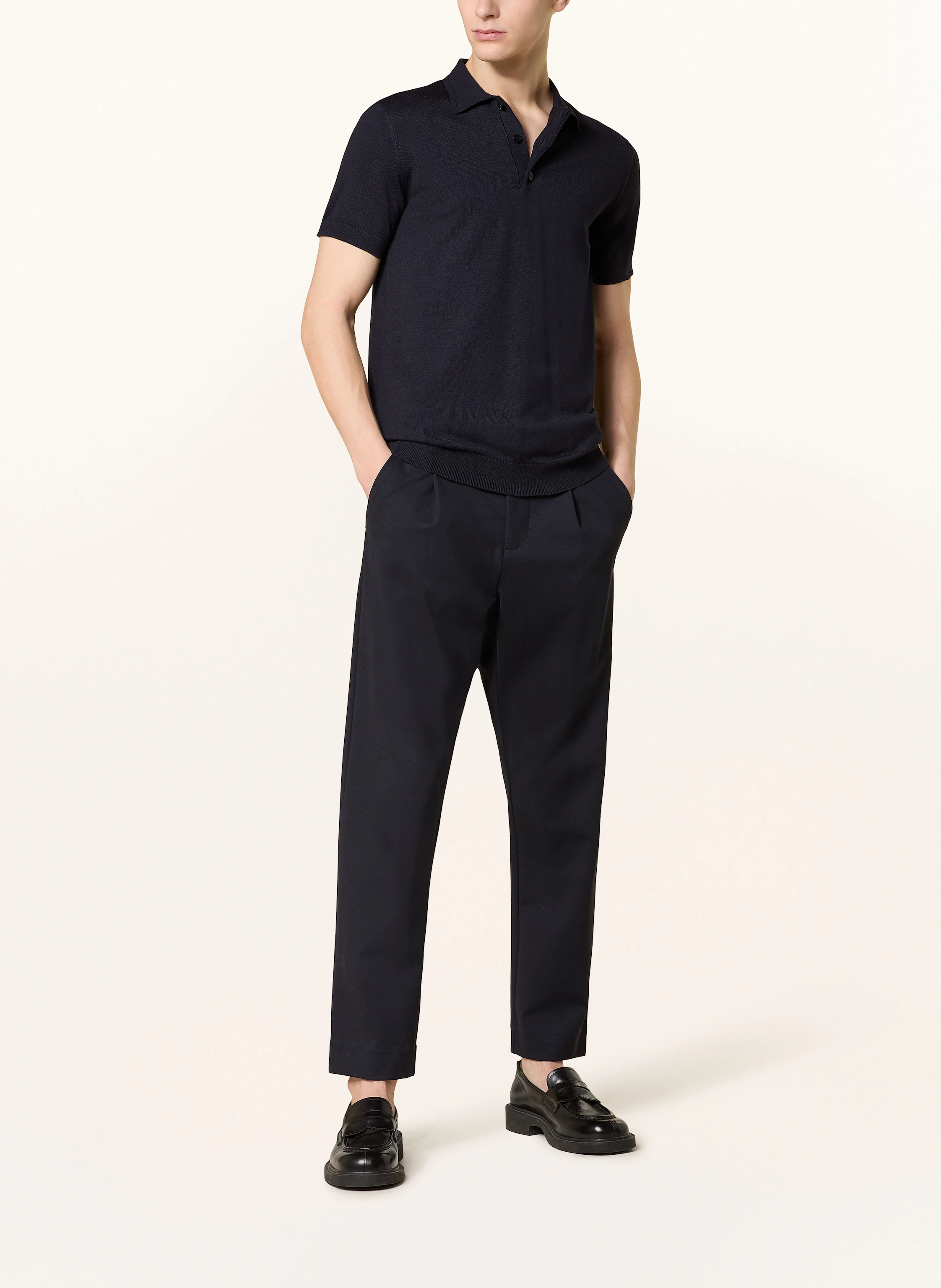 PAUL Strick-Poloshirt