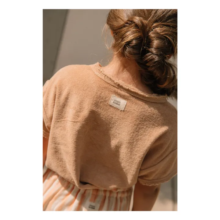 Studio Bohème T-shirt Essential Eponge | Terracotta