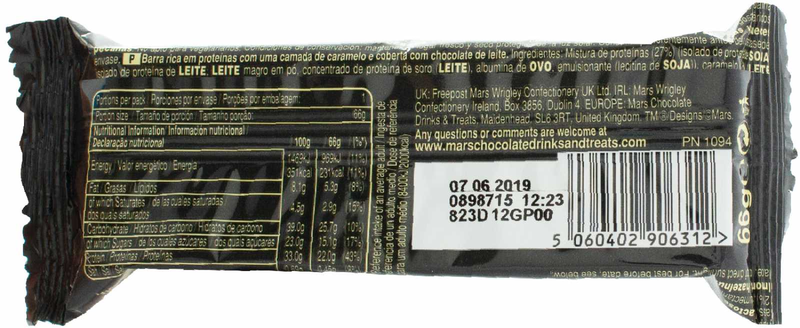 Mars Hi Protein 59g