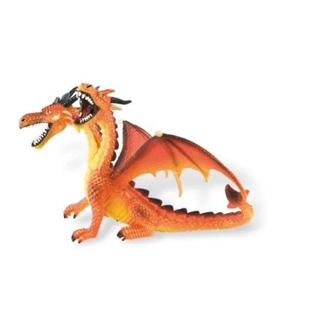 Bullyland 75598 Drache zweiköpfig, orange