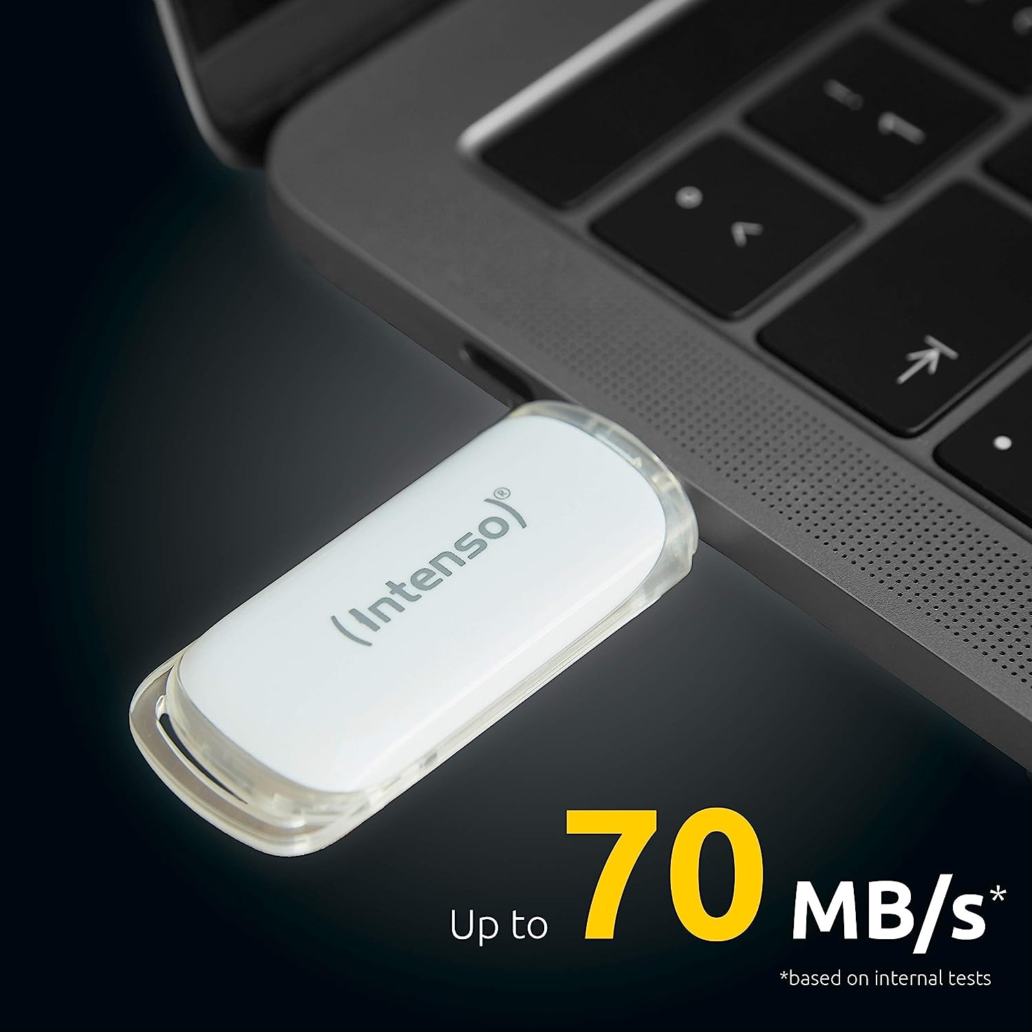 (64GB) Flash Line USB C 3.2 Speicher Stick Flash Drive (3538490) - Weiss