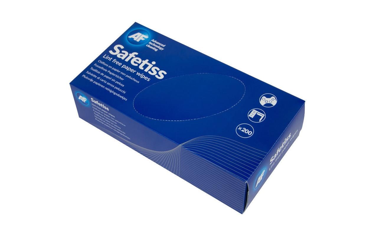 Reinigungstücher Safetiss 200 StückBildschirm und Filter Reiniger, 200 Tücher in der Spenderbox