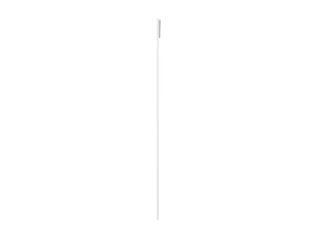 Porte coulissante Verre ESG dépoli aluminium 102,5x205 cm Blanc