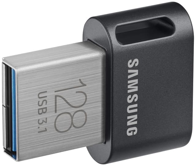 Samsung Fit Plus USB-A flashdrev 128 GB (grå)