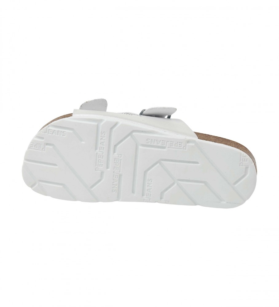 Sandálias Pepe Jeans Oban para casal, brancas