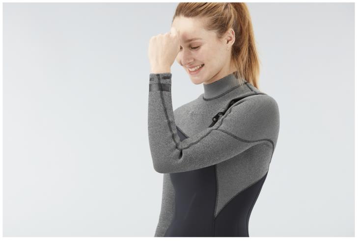 Picture EQUATION W 4/3 Flex Skin logo gris - FRONT ZIP - Femmes 10