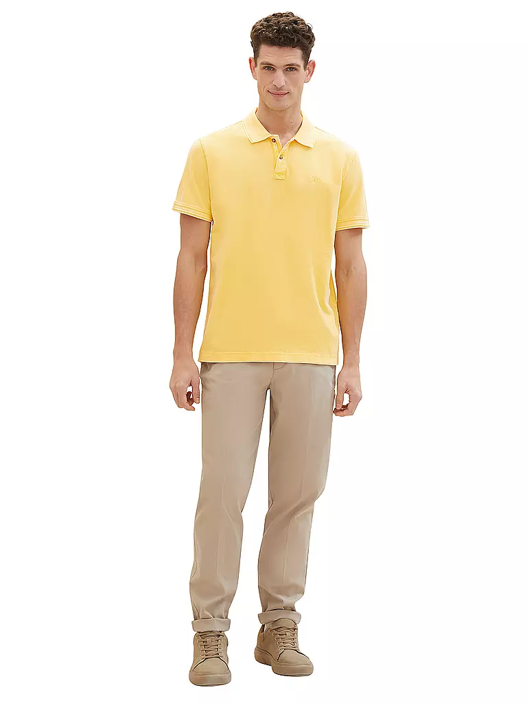 TOM TAILOR Poloshirt gelb