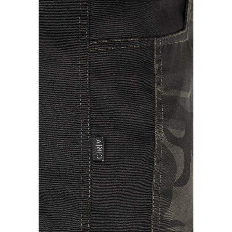 Cerva werkshort camouflage L groen