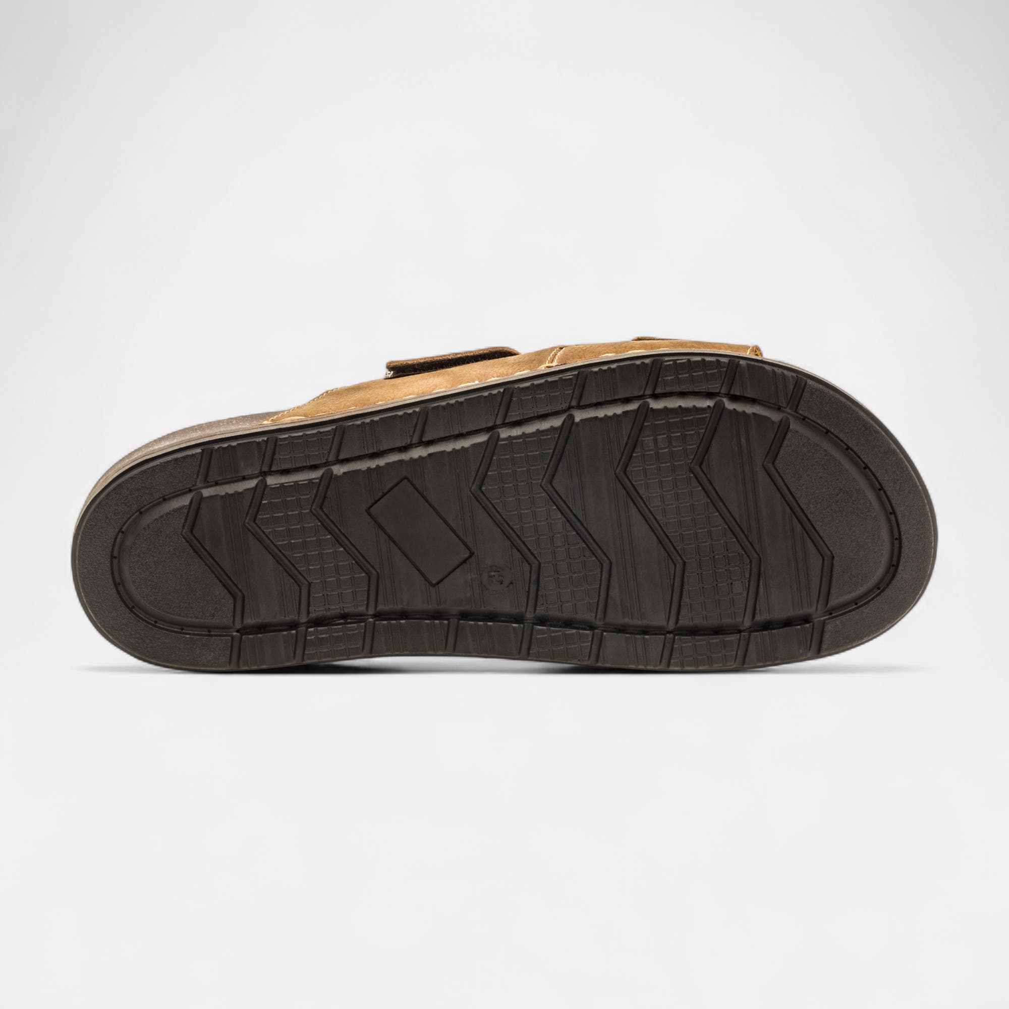 Mules semelle liège Homme en cuir beige