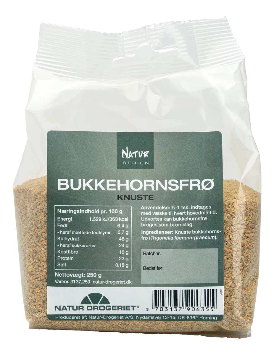 Natur-Drogeriet Bukkehornsfrø Knust - 250 g.