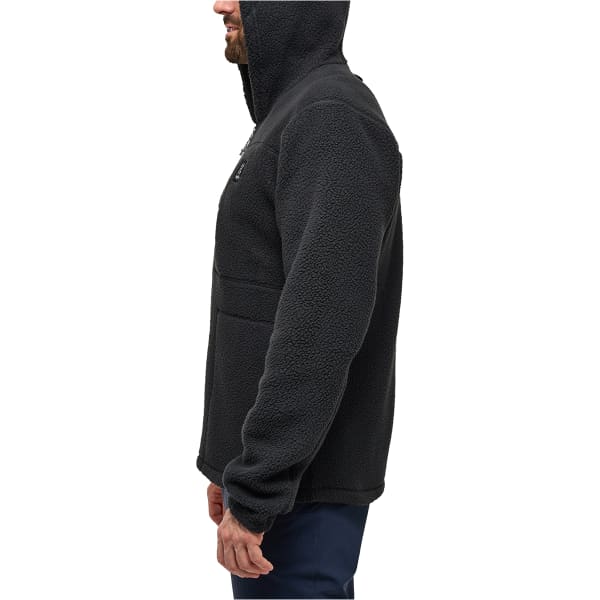 Veste polaire HAGLÖFS MALUNG PILE HOOD MEN TRUE BLACK