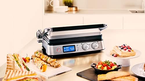 Braun MultiGrill 9 CG 9047, Appareil Panini Électrique avec Plaques de Grillage, Cuisson, Gaufres, 2 Thermostats Indépendants, 3 Positions Cuisson, Plaques Lavables au Lave Vaisselle, 2000W, Noir/Inox : Cuisine et Maison