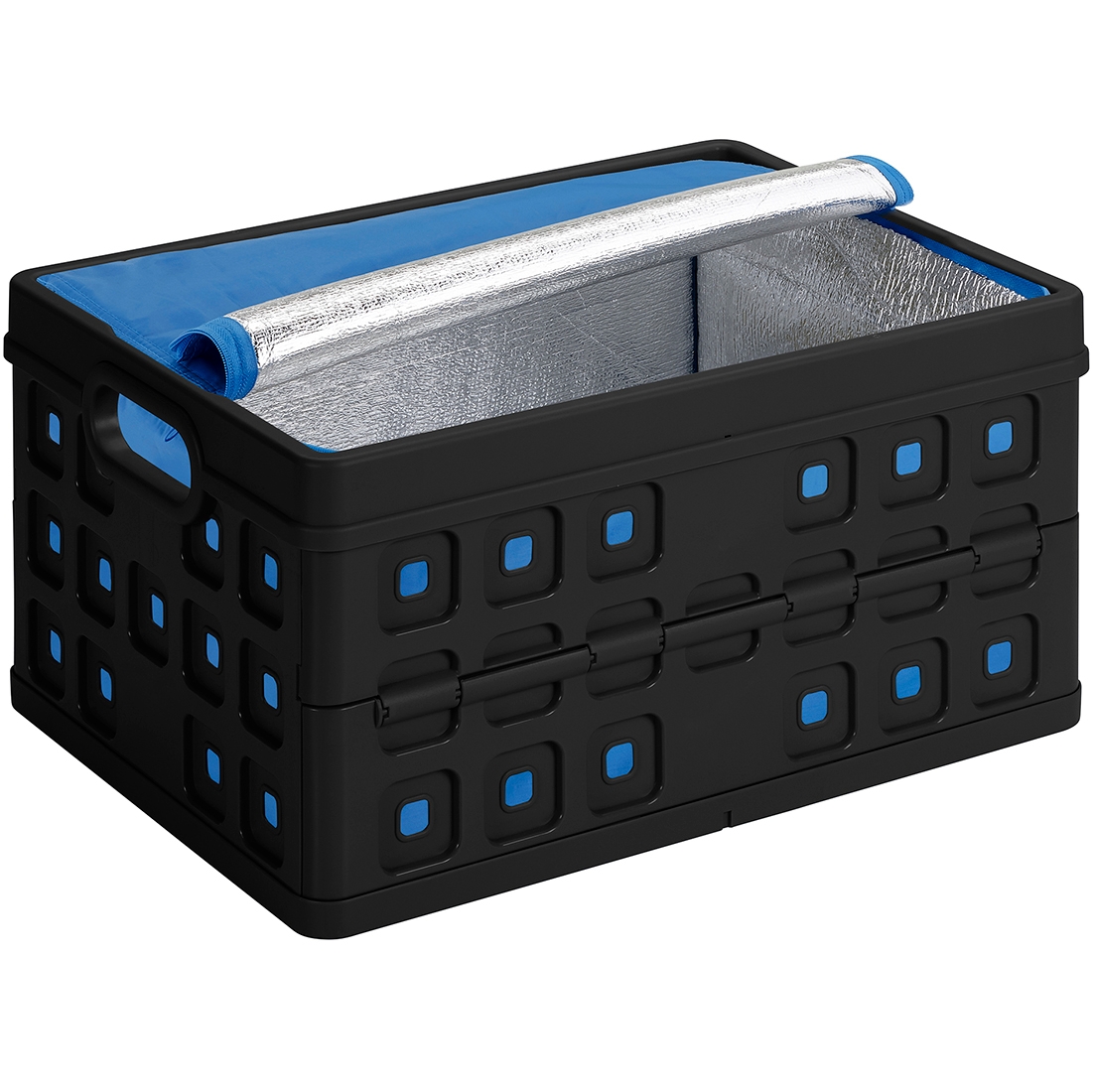 Sunware Square 32 liter vouwkrat met koeltas - Black
