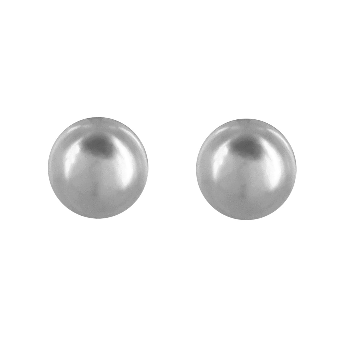 Boucle d'oreilles rondes en argent 925 diamètre 5mm