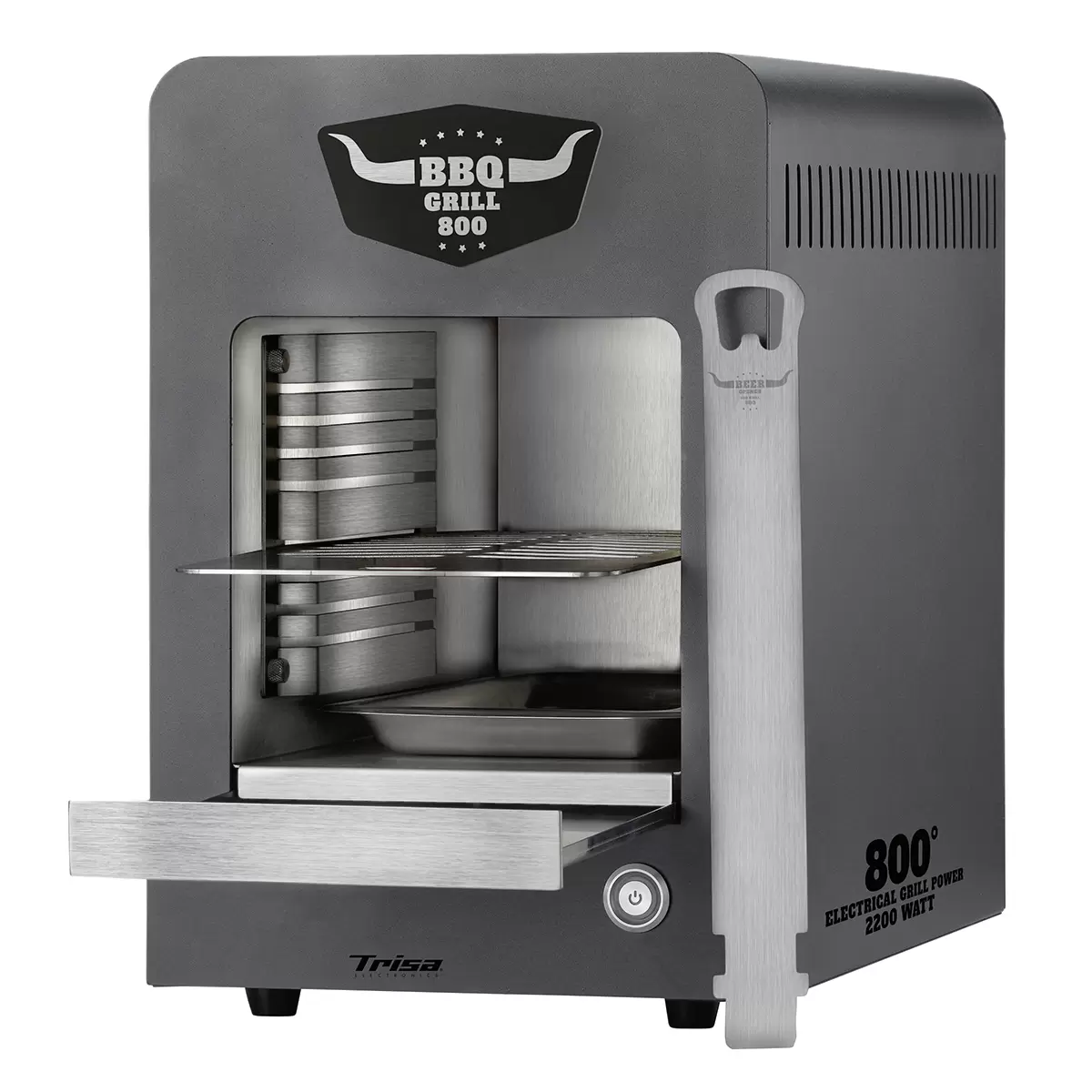 Elektrogrill Trisa BBQ Grill 800 Schwarz