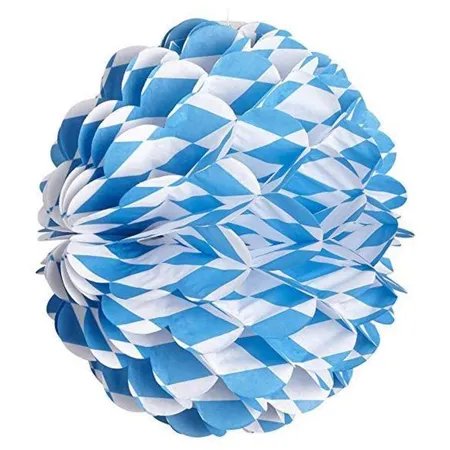 Widmann Wabenball Bierfest blau/weiß, 28 cm