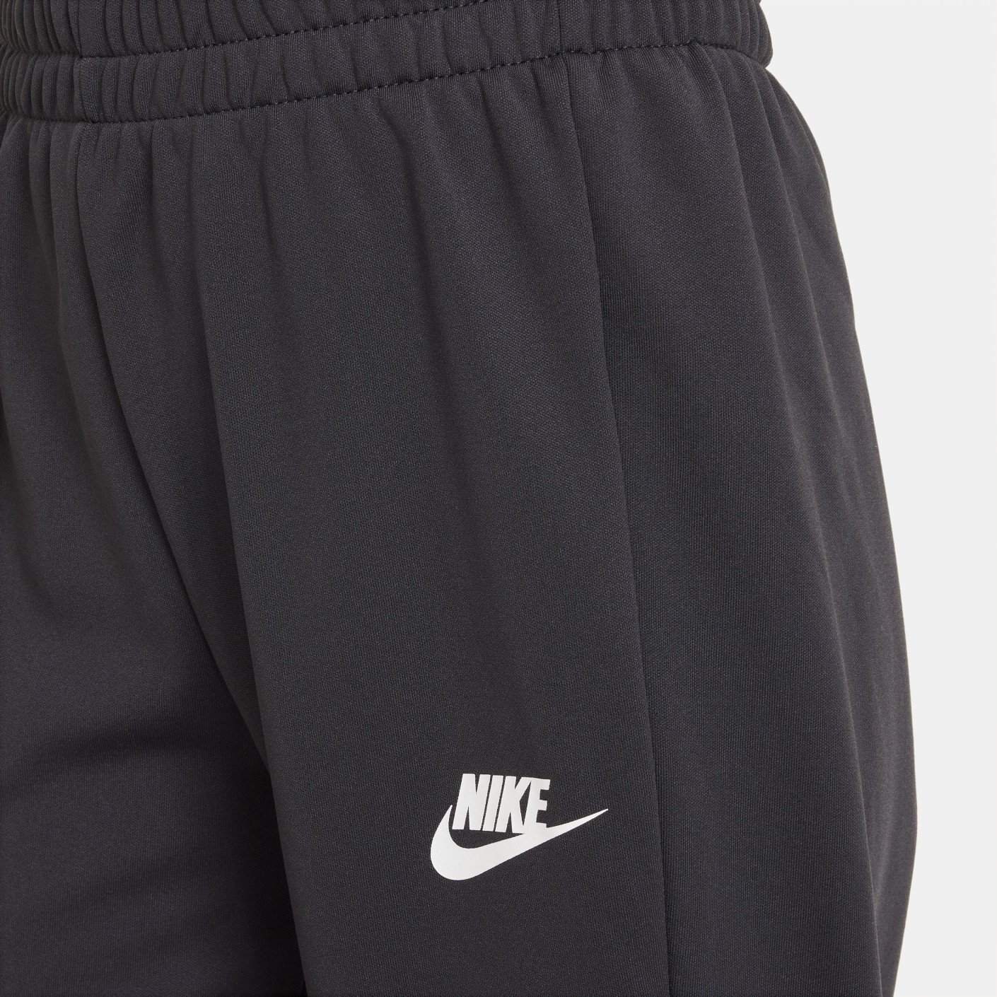 Nike Sportswear Trainingspak Full-Zip Kids Donkergrijs Grijs Wit